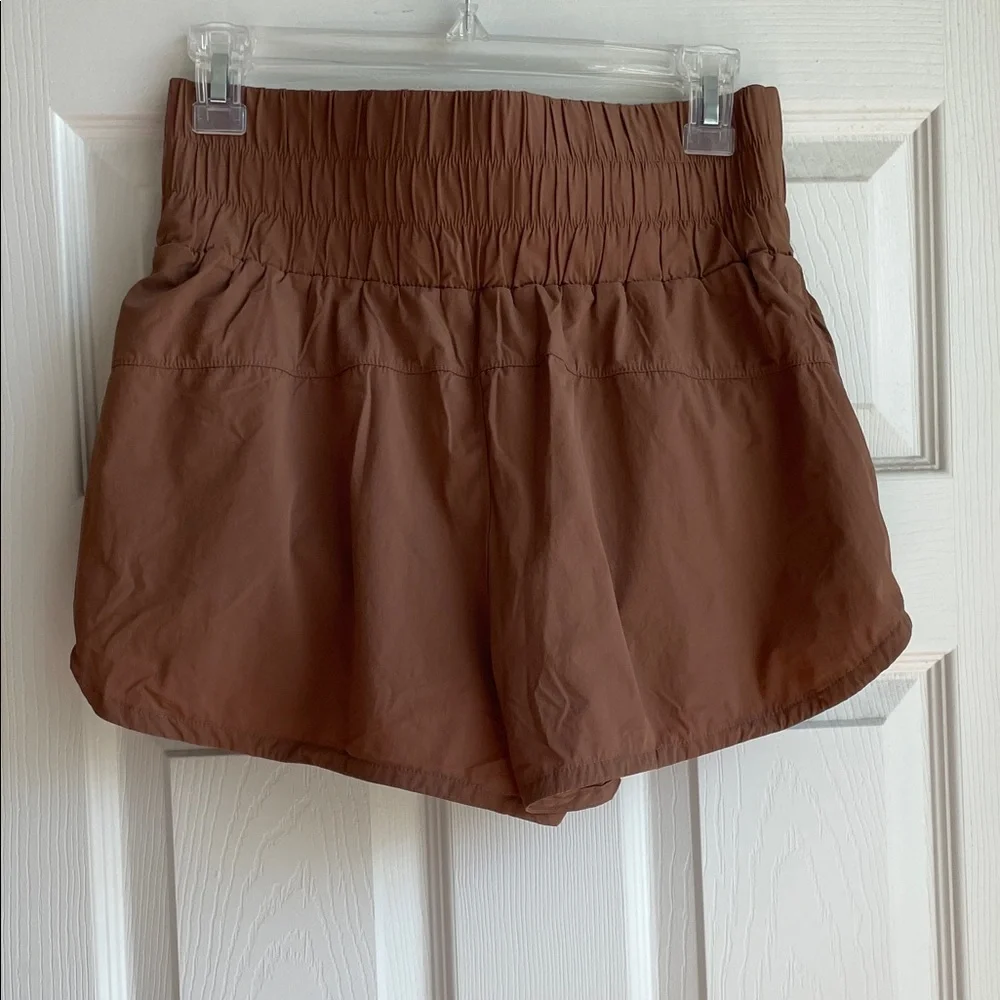 JoyLab Brown High-Rise Athletic Shorts S - Picture 3 of 3